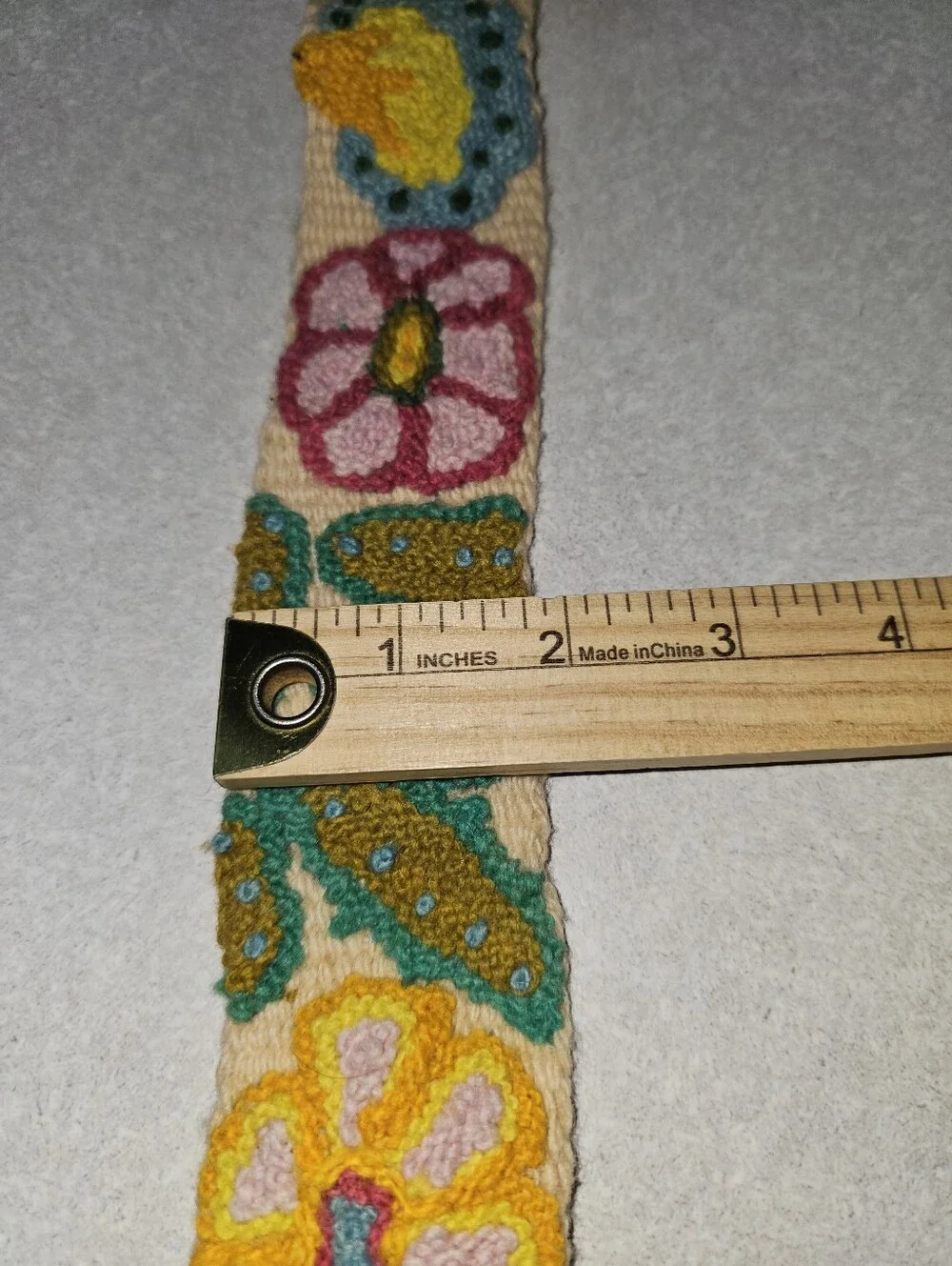 Vintage Jenny Krauss, 100% Wool Belt, Size Large
